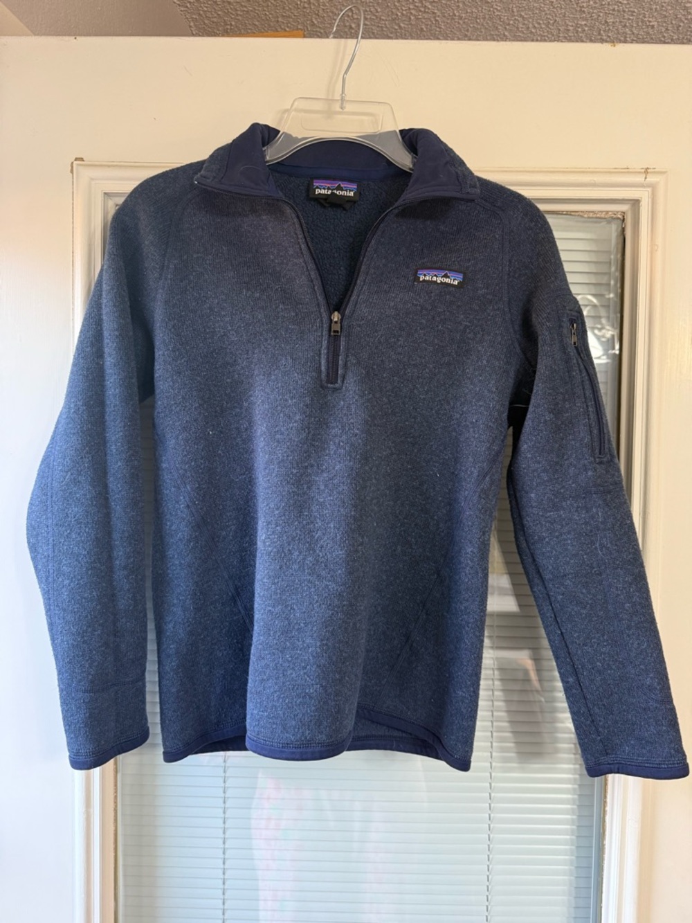Patagonia Men's Navy Blue Half-Zip Fleece Pullover